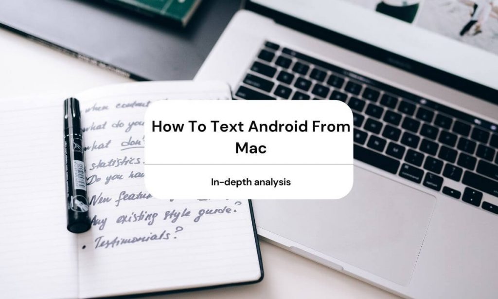text to android from mac