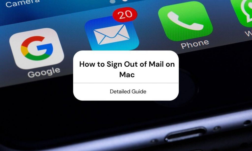 How to Sign Out of Mail on Mac